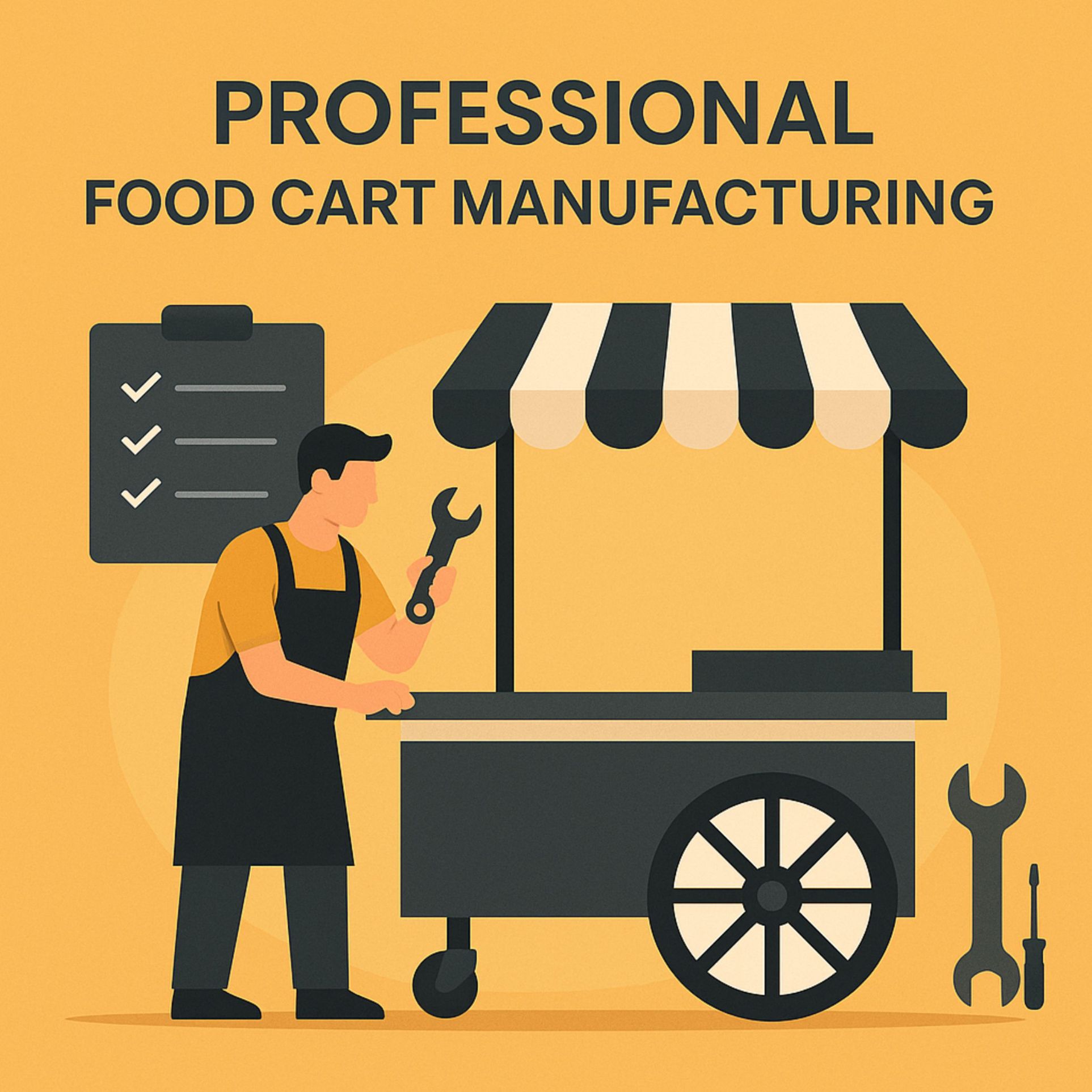Professional Food Cart Manufacturing